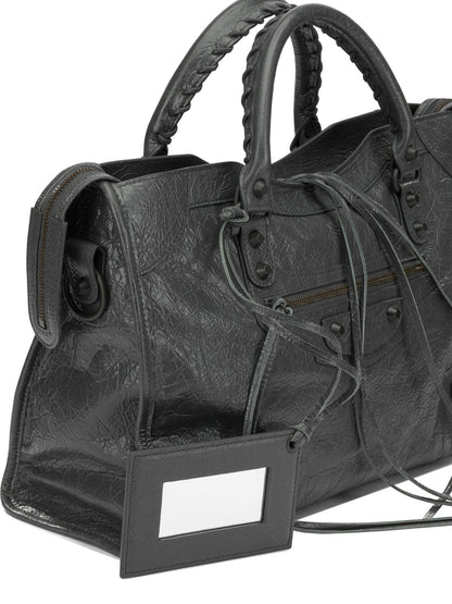 Balenciaga "Le City" Medium Shoulder Bag - Grey