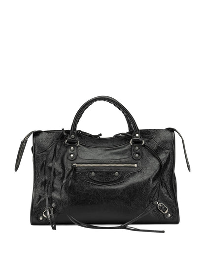 Balenciaga "Le City" Medium Shoulder Bag - Black