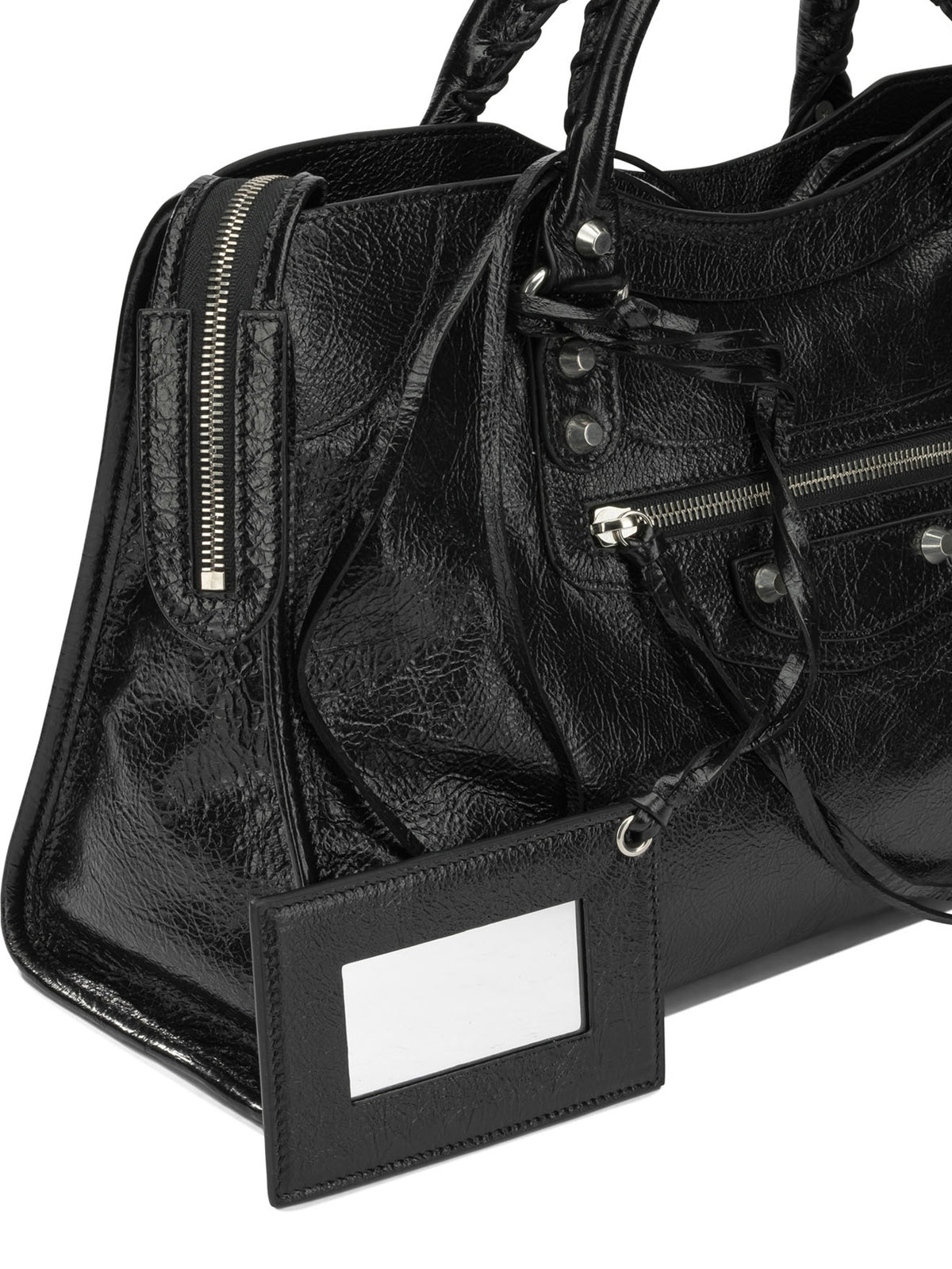 Balenciaga "Le City" Medium Shoulder Bag - Black