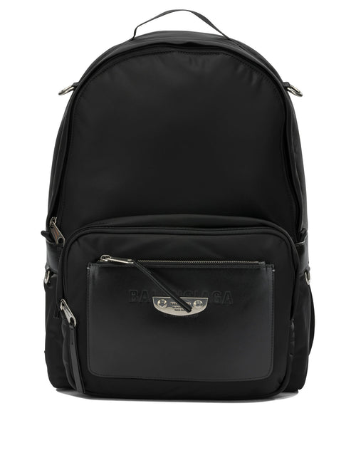 Balenciaga "Sleek" Casual Backpack - Black