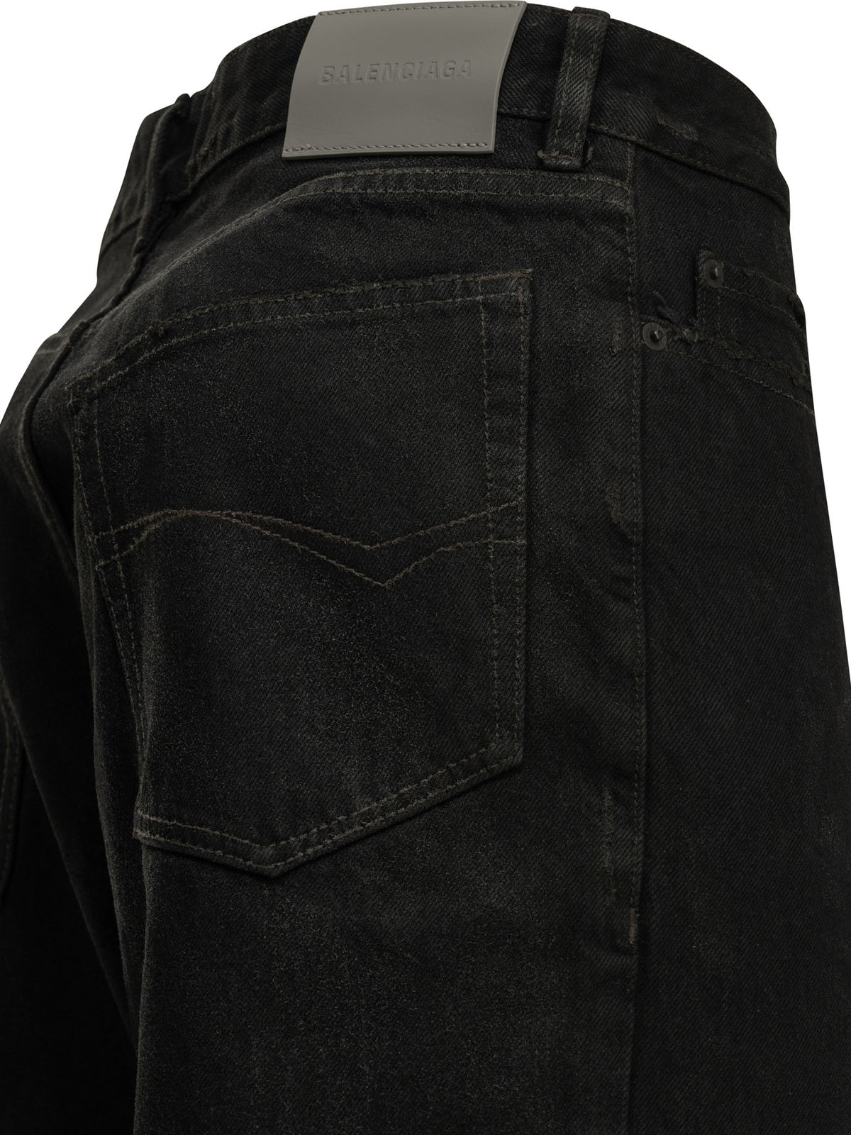 Balenciaga Straight-leg jeans - Black