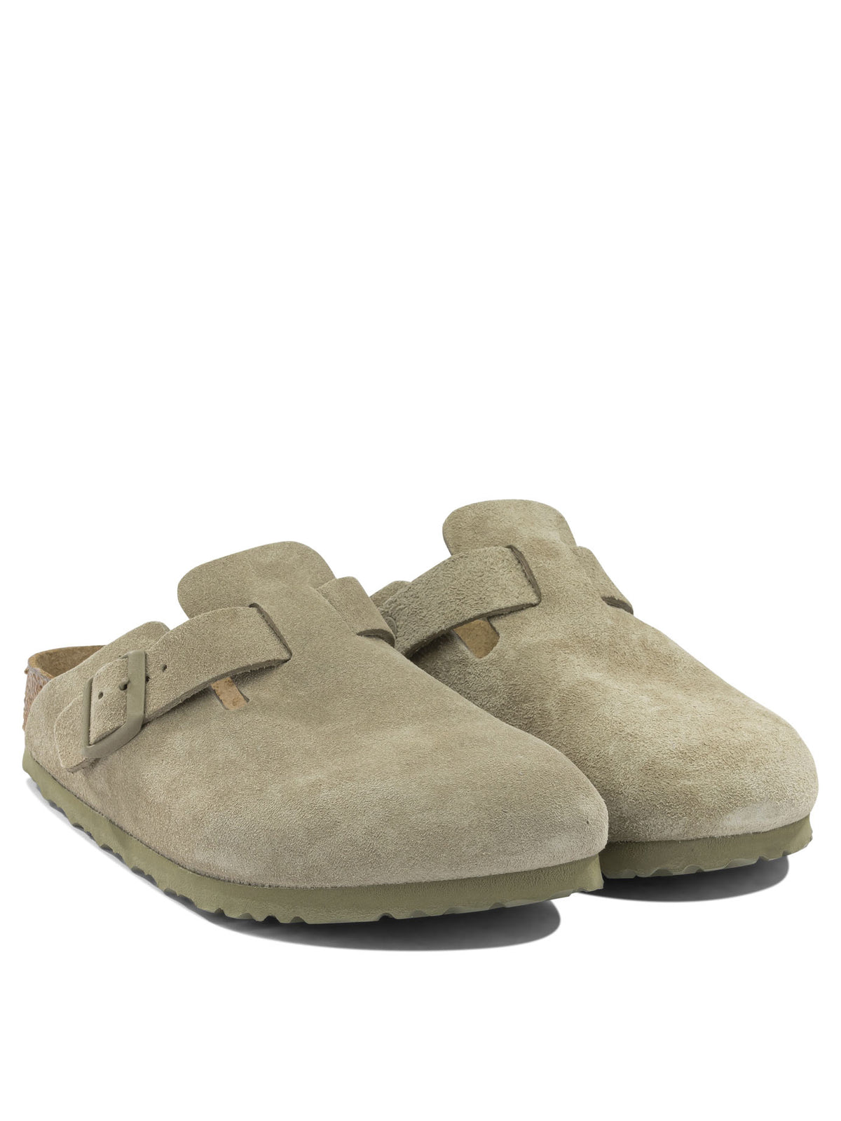 Birkenstock "Boston" Clogs - Beige