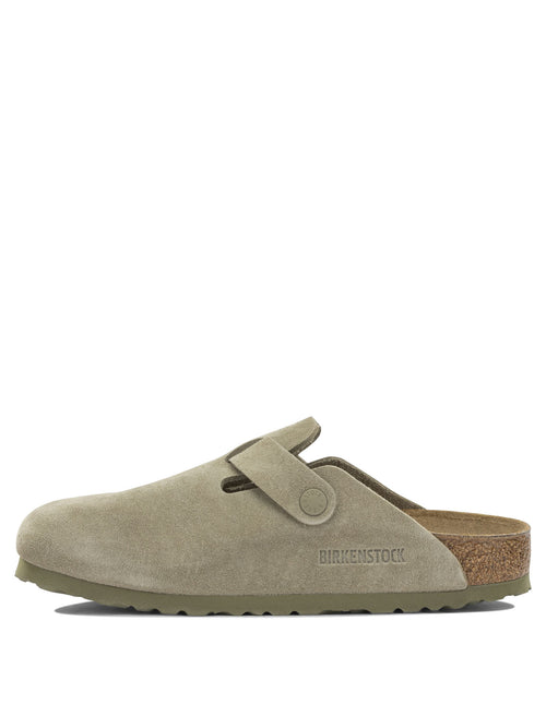 Birkenstock "Boston" Clogs - Beige