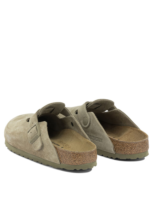 Birkenstock "Boston" Clogs - Beige