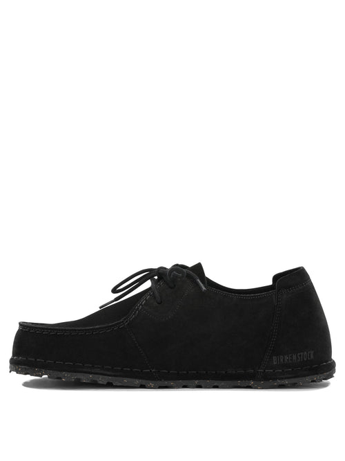 Birkenstock "Utti" Lace-Up Loafers - Black