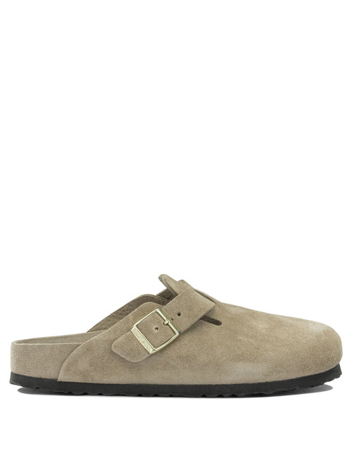 Birkenstock "Boston BS" Clogs - Beige