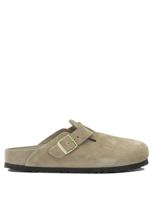 Birkenstock "Boston BS" Clogs - Beige