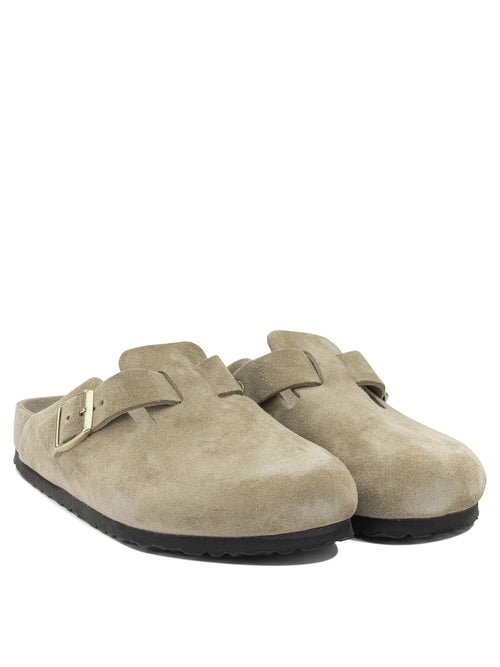 Birkenstock "Boston BS" Clogs - Beige