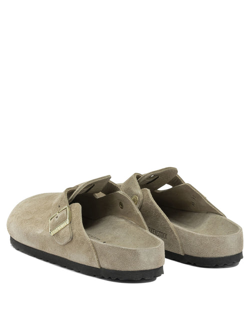 Birkenstock "Boston BS" Clogs - Beige