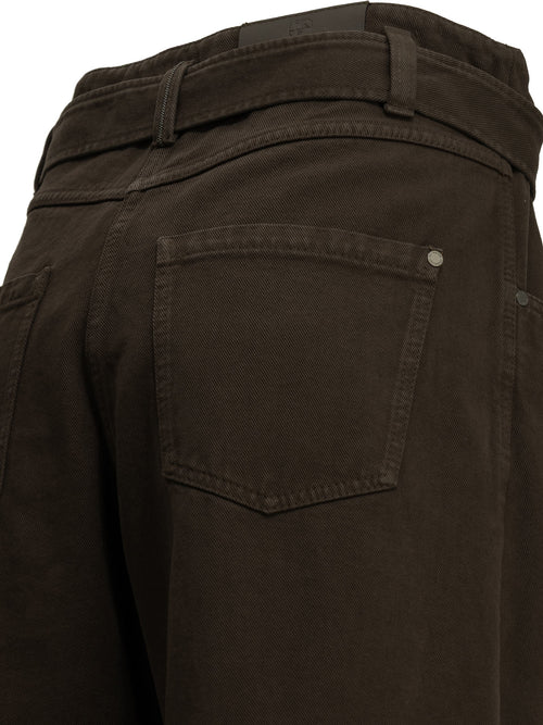 Brunello Cucinelli Wide-leg jeans - Brown