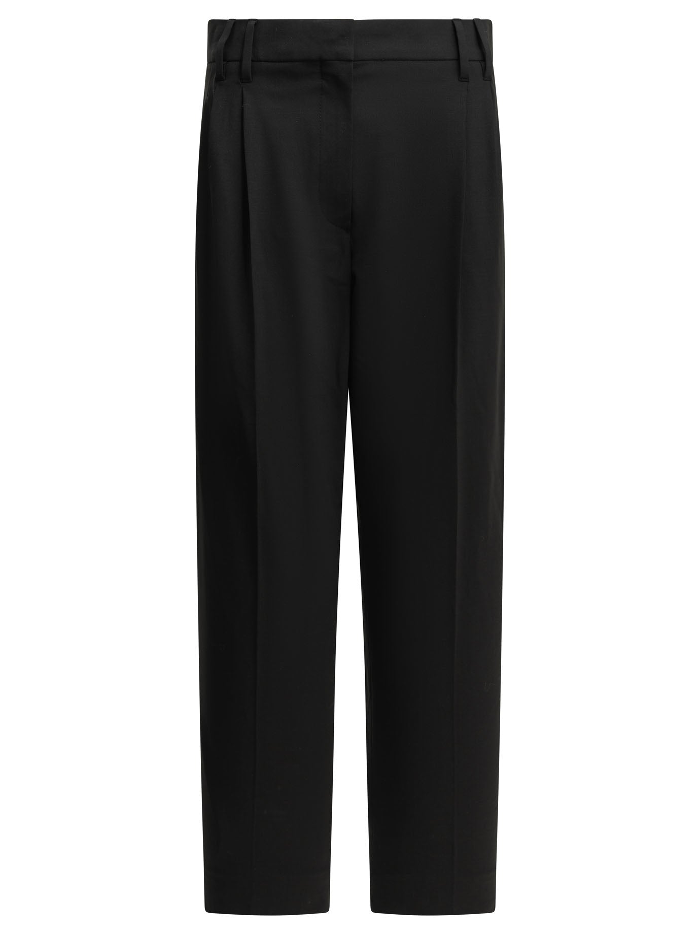 Brunello Cucinelli "Slouchy" Tailored Pants - Black