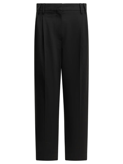 Brunello Cucinelli "Slouchy" Tailored Pants - Black