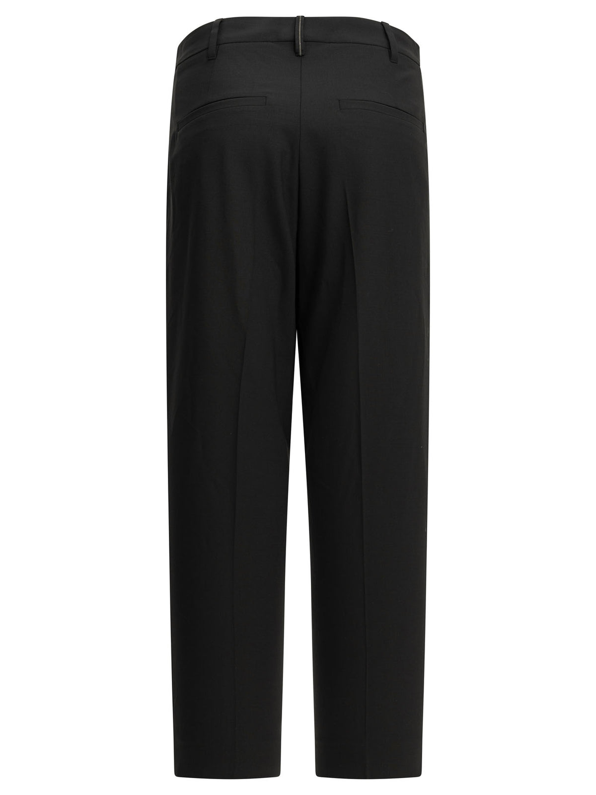 Brunello Cucinelli "Slouchy" Tailored Pants - Black