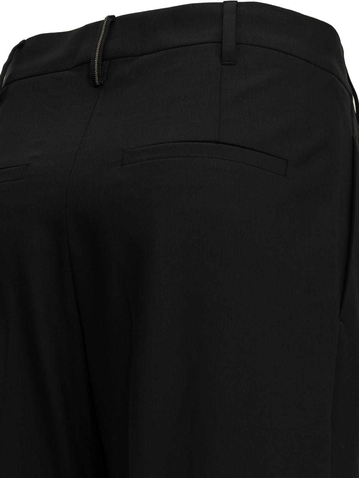 Brunello Cucinelli "Slouchy" Tailored Pants - Black