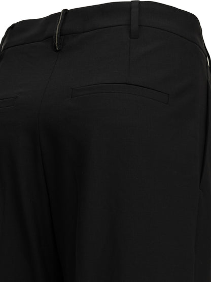Brunello Cucinelli "Slouchy" Tailored Pants - Black