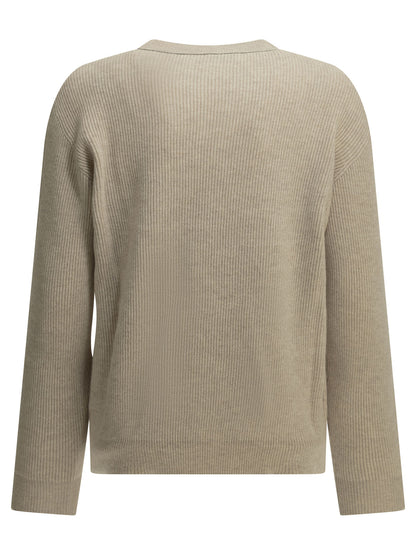 Brunello Cucinelli Cashmere crew-neck sweater - Beige