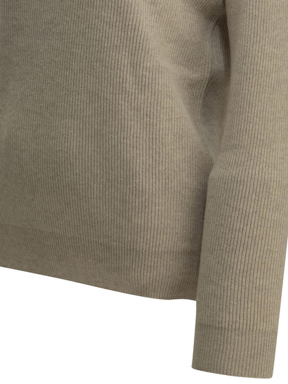 Brunello Cucinelli Cashmere crew-neck sweater - Beige