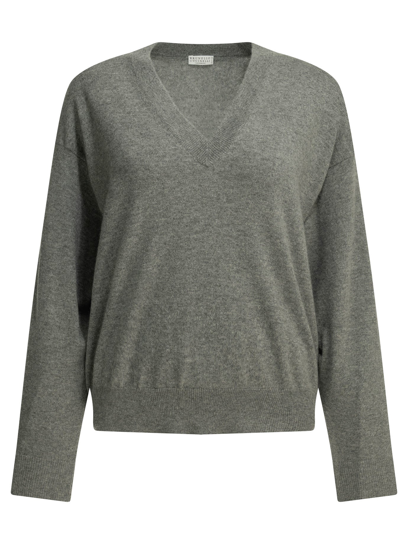 Brunello Cucinelli Cashmere V-neck sweater - Grey