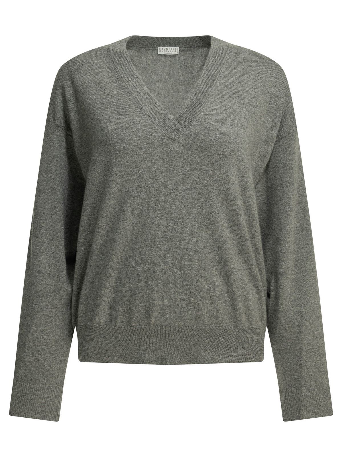 Brunello Cucinelli Cashmere V-neck sweater - Grey