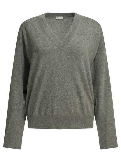 Brunello Cucinelli Cashmere V-neck sweater - Grey