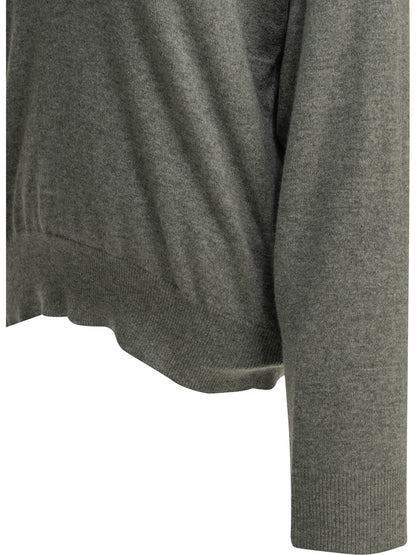 Brunello Cucinelli Cashmere V-neck sweater - Grey