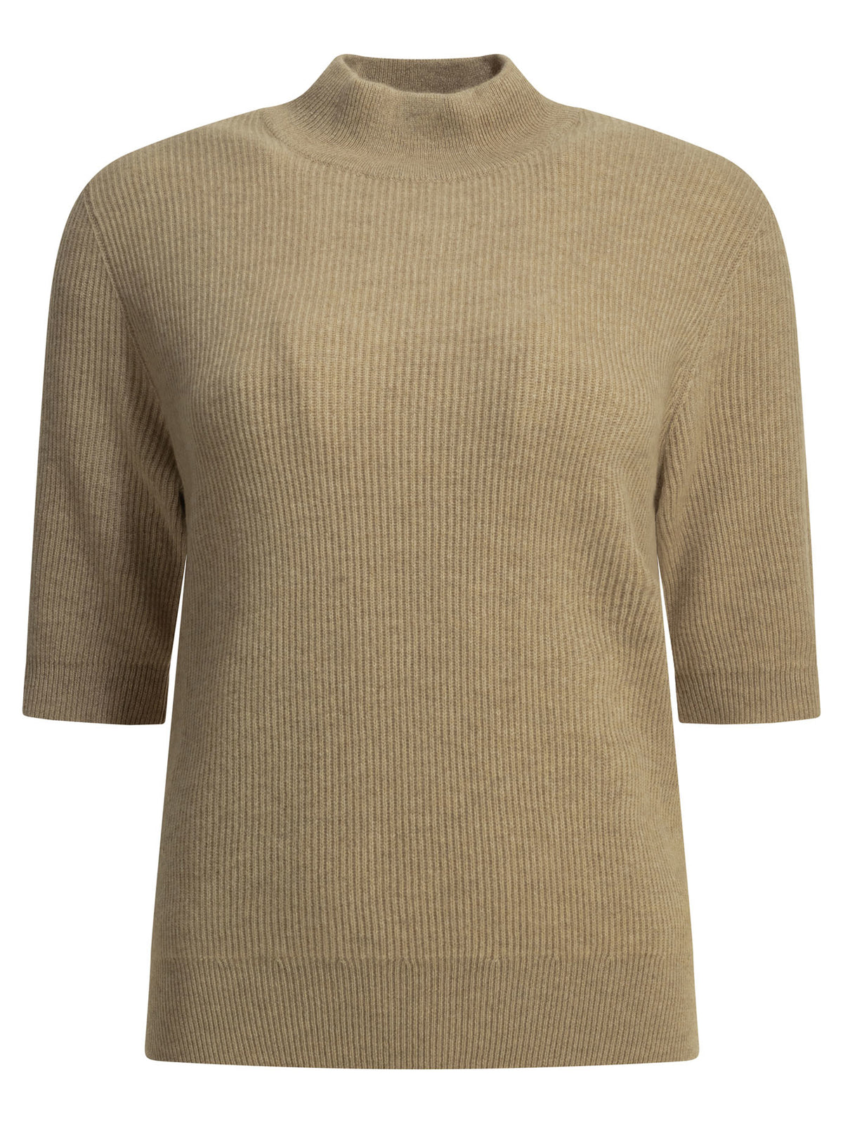 Brunello Cucinelli Cashmere Turtleneck Sweater - Beige
