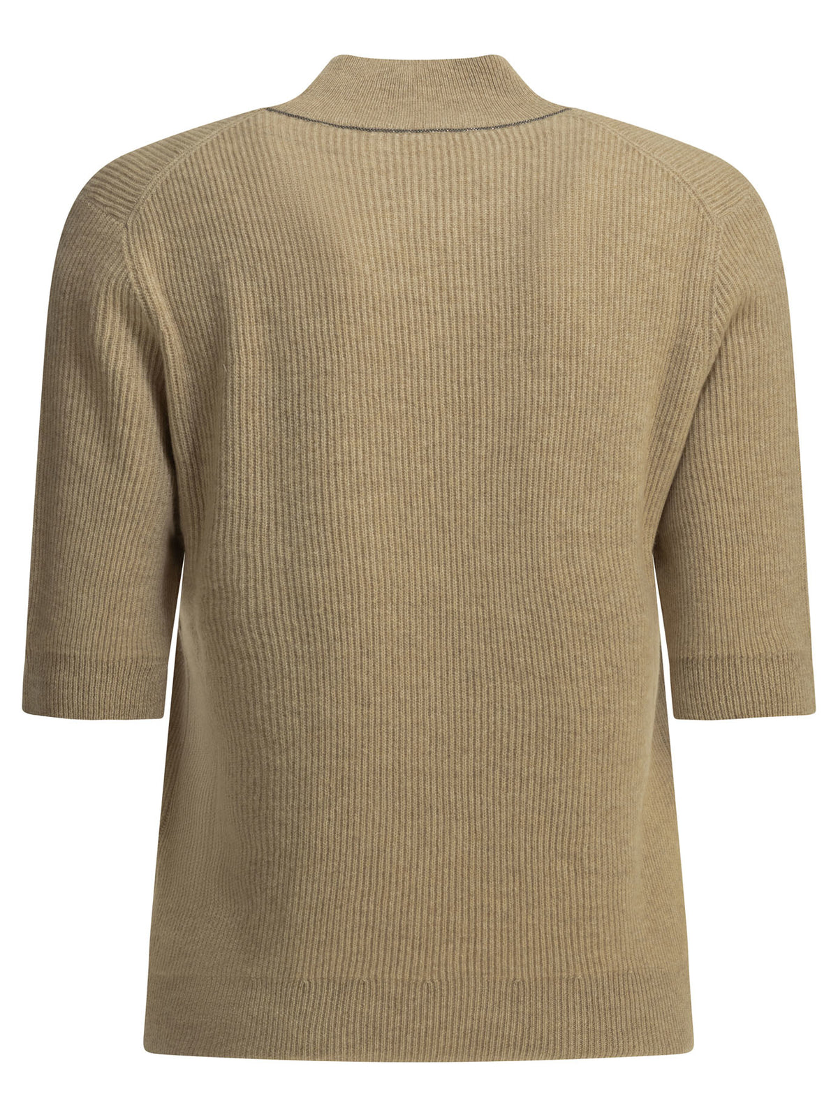 Brunello Cucinelli Cashmere Turtleneck Sweater - Beige