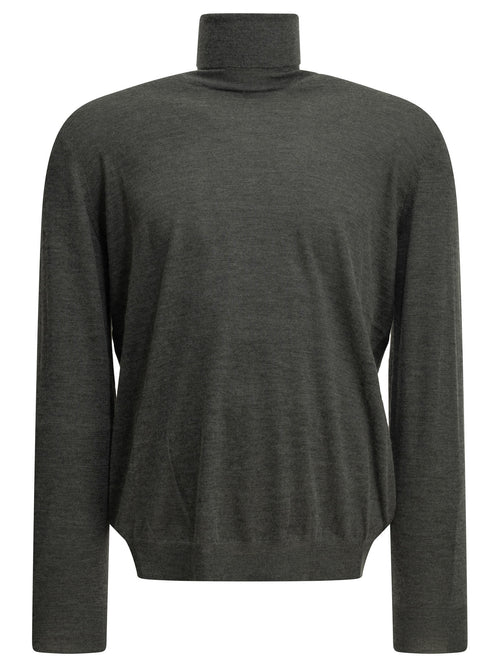 Brunello Cucinelli Cashmere and silk turtleneck sweater - Grey