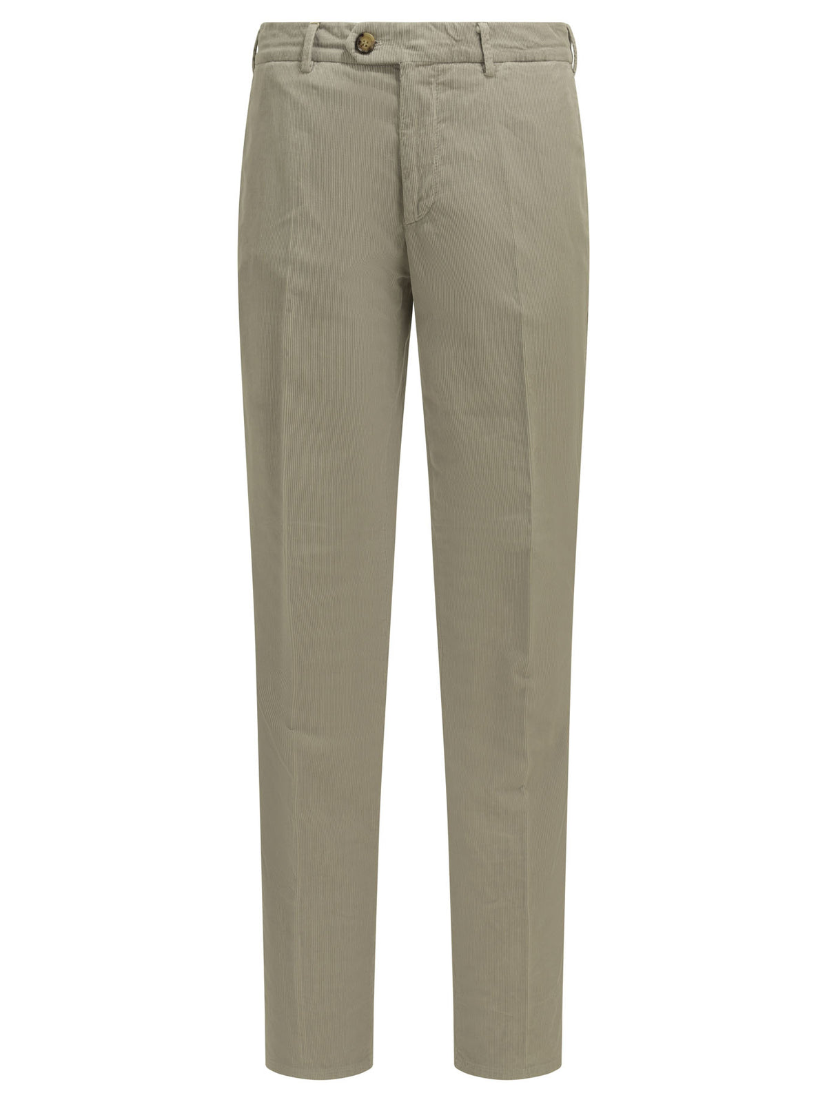 Brunello Cucinelli Tailored cotton velvet pants - Grey