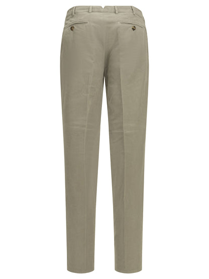 Brunello Cucinelli Tailored cotton velvet pants - Grey