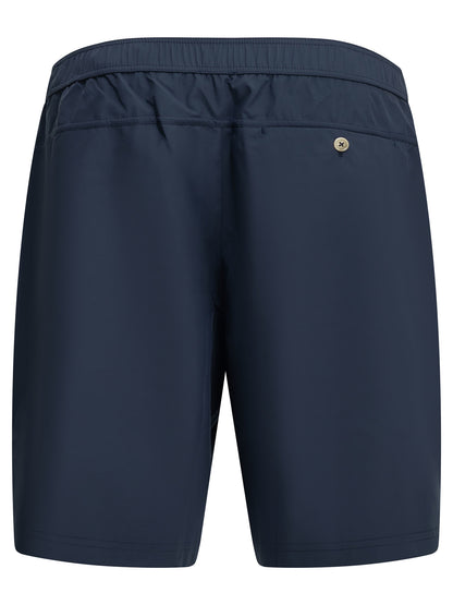 Brunello Cucinelli Logo Shorts - Blue