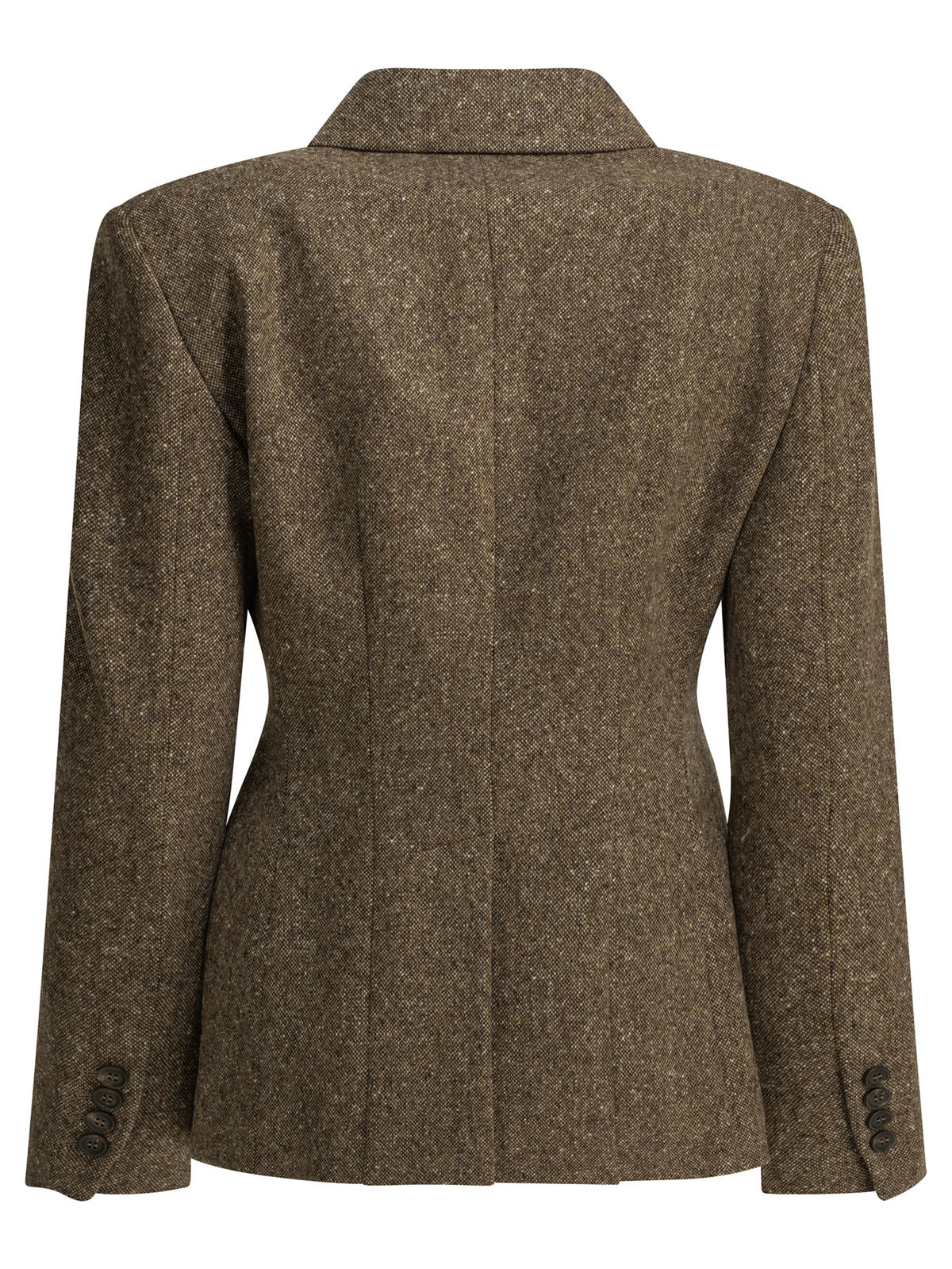 Brunello Cucinelli Double-breasted wool blazer - Brown