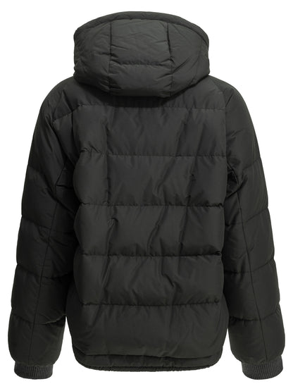 Brunello Cucinelli "Taffeta" Short Down Jacket - Black