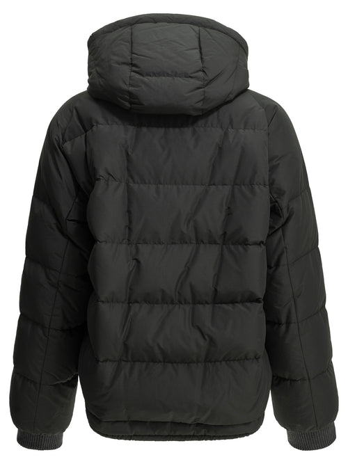 Brunello Cucinelli "Taffeta" Short Down Jacket - Black