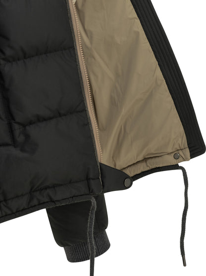 Brunello Cucinelli "Taffeta" Short Down Jacket - Black
