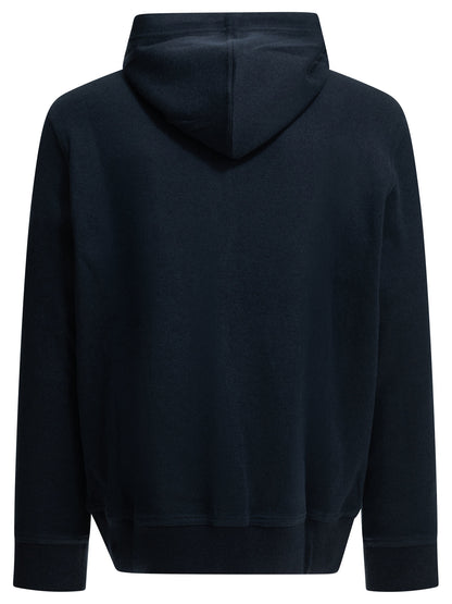 Brunello Cucinelli Cashmere and Cotton Zip-Up Sweatshirt - Blue