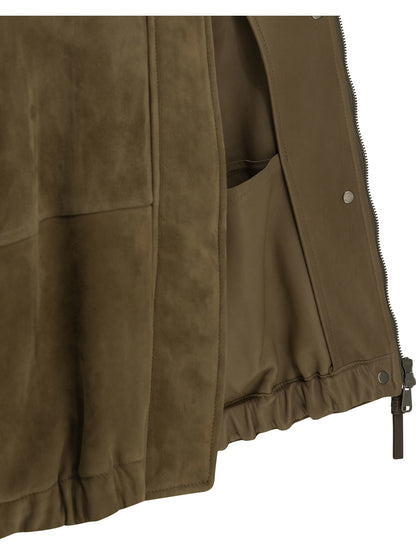 Brunello Cucinelli "Couture" Leather jacket - Green