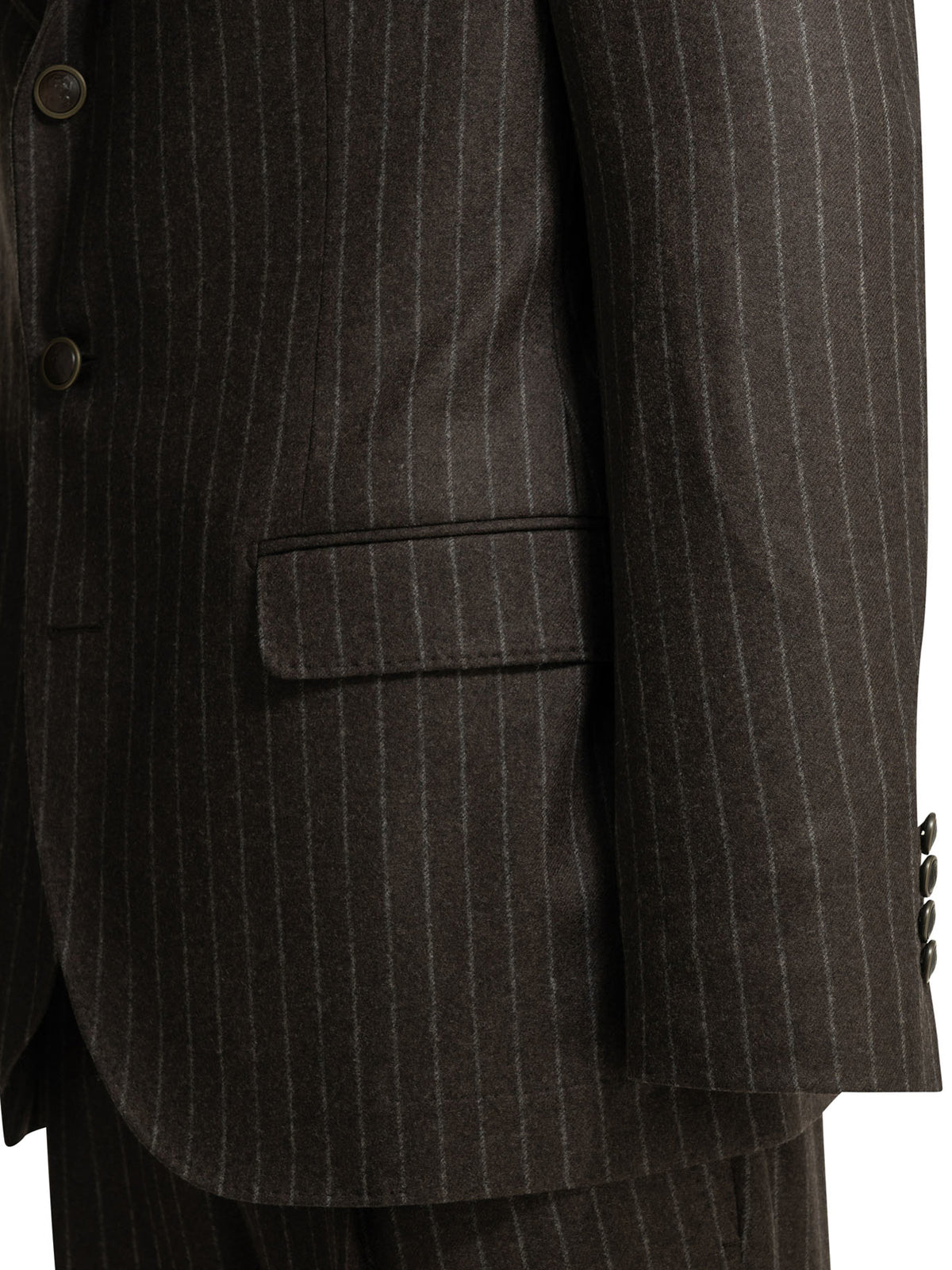 Brunello Cucinelli Formal pinstripe suit - Brown
