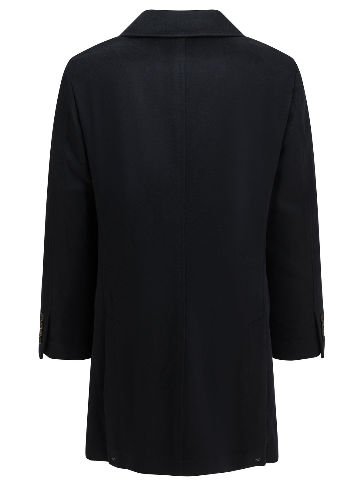 Brunello Cucinelli Short coat made of virgin wool fabric - Blue