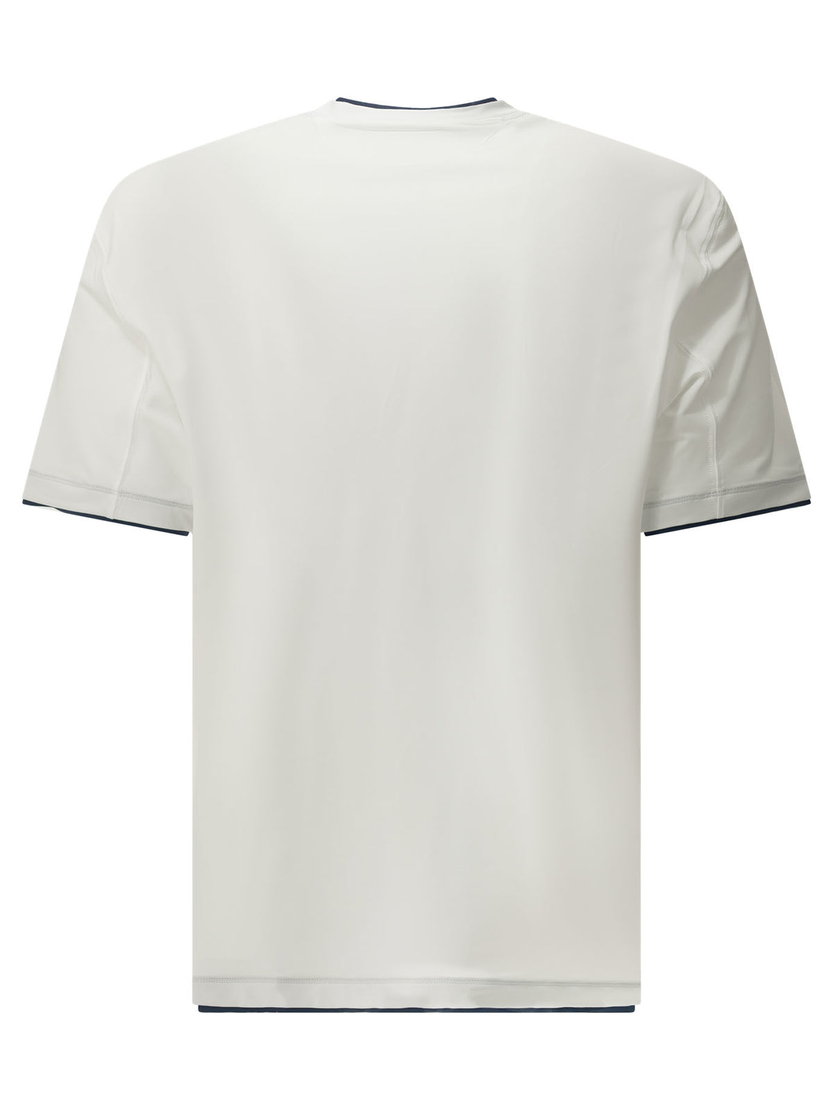 Brunello Cucinelli Crewneck T-shirt with logo - White