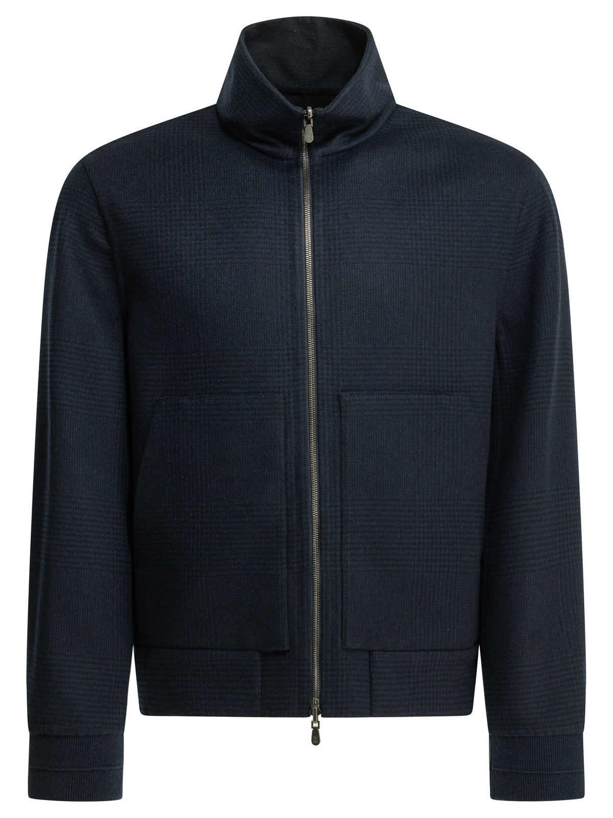 Brunello Cucinelli Cashmere bomber jacket - Blue