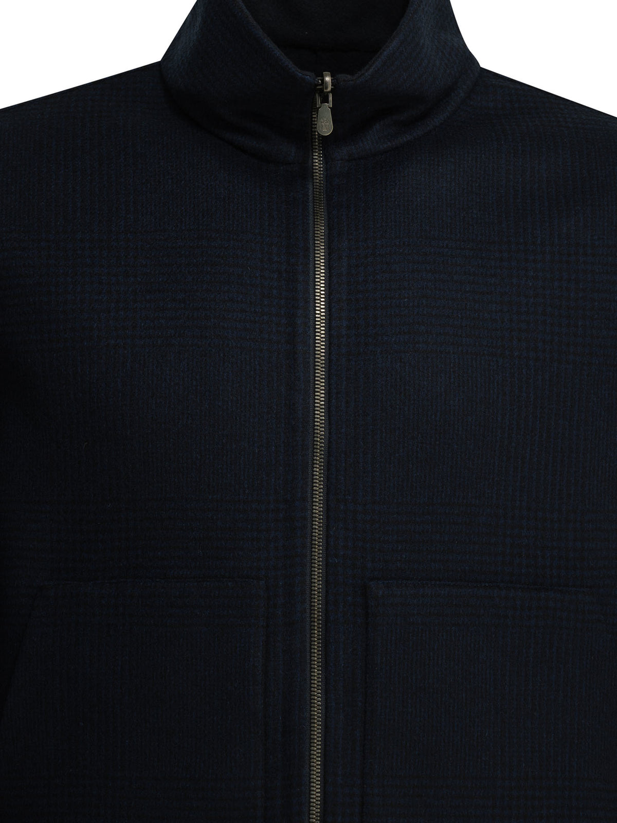 Brunello Cucinelli Cashmere bomber jacket - Blue