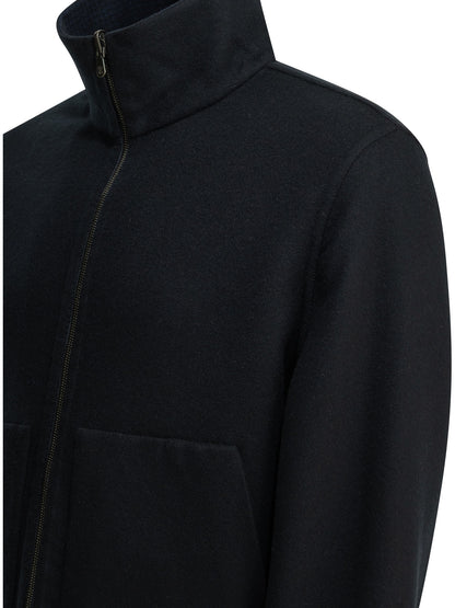Brunello Cucinelli Cashmere bomber jacket - Blue
