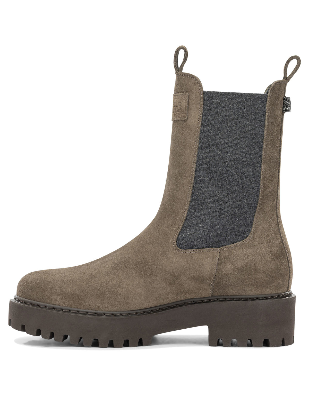 Brunello Cucinelli Suede pull-on ankle boots - Brown