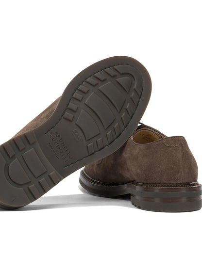 Brunello Cucinelli Suede brogues - Brown