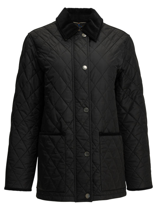 Burberry "Country" Quilted Jacket - Black