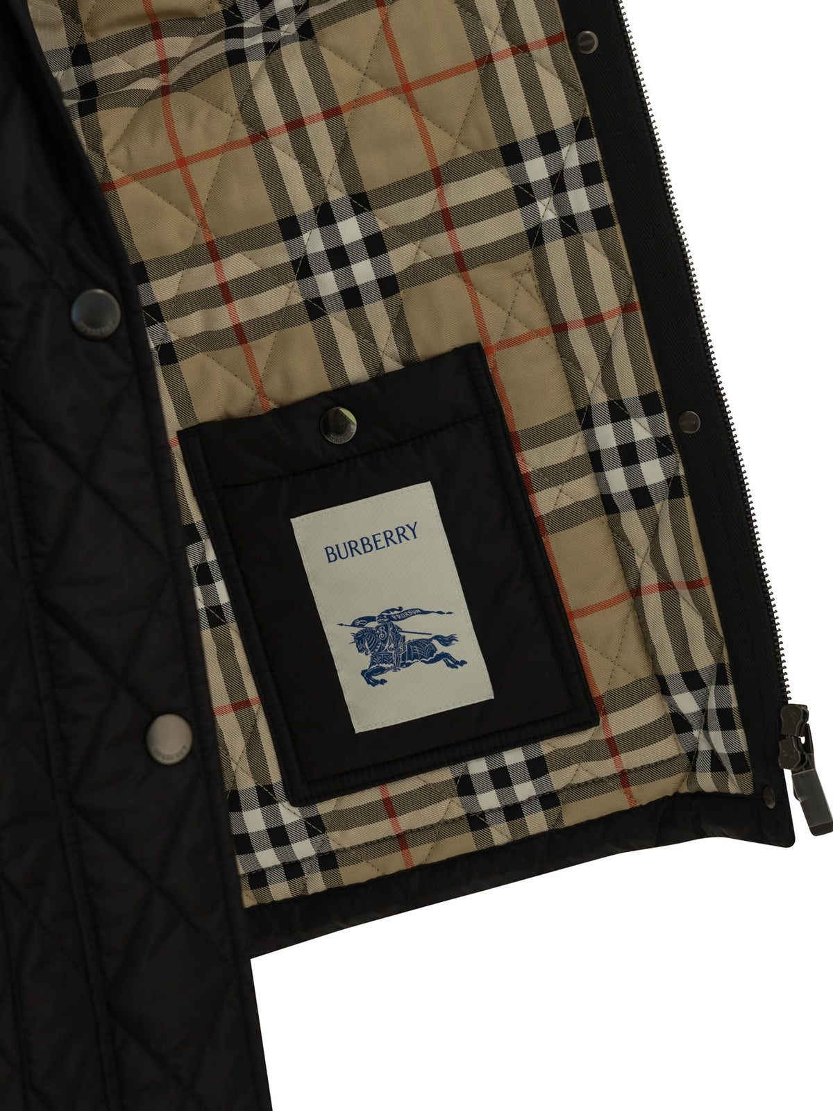 Burberry "Country" Quilted Jacket - Black