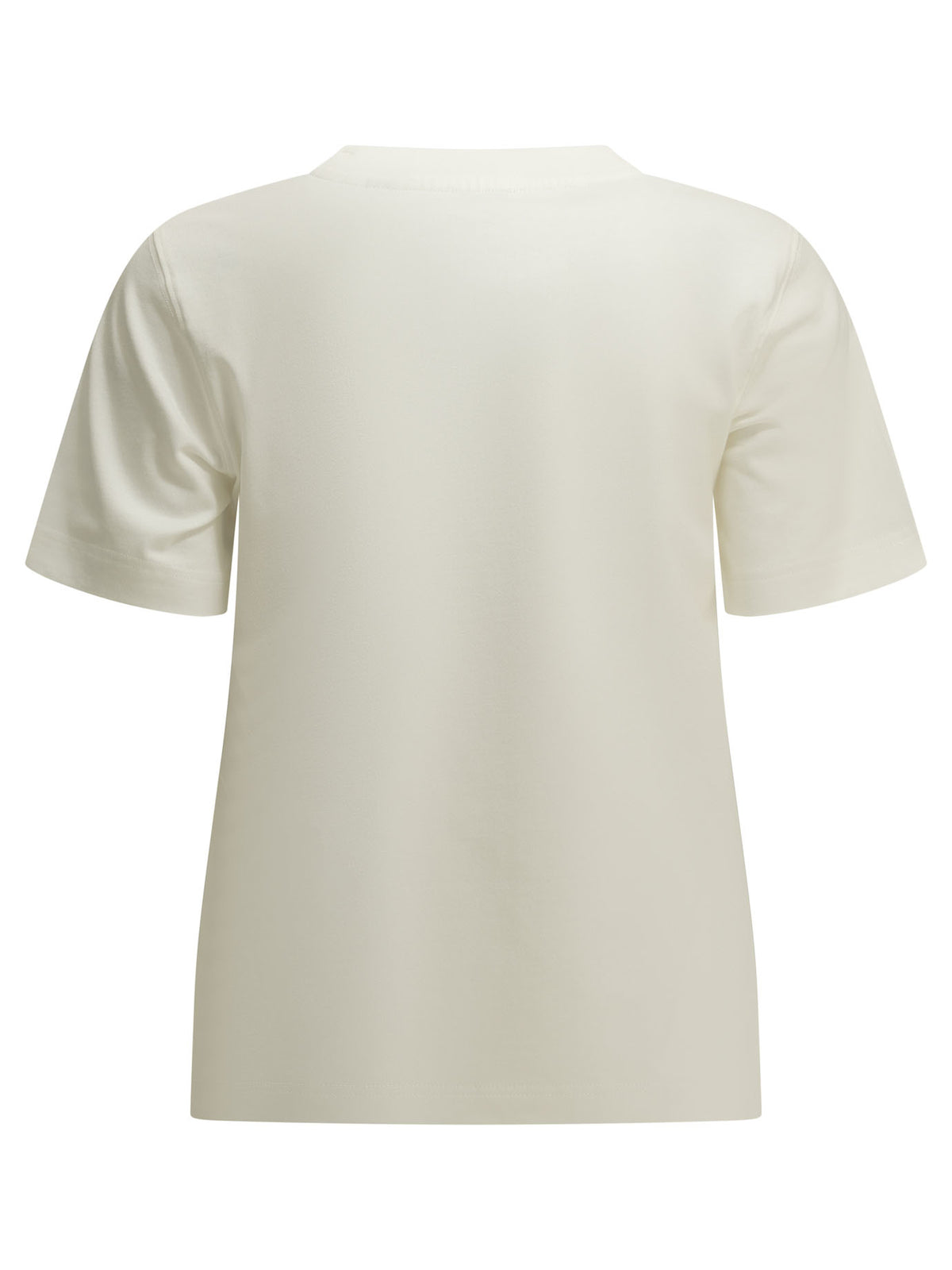 Burberry "Knight Check" Crew-Neck T-Shirt - White