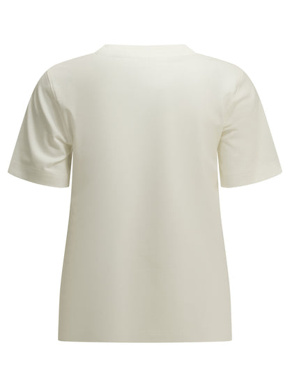 Burberry "Knight Check" Crew-Neck T-Shirt - White