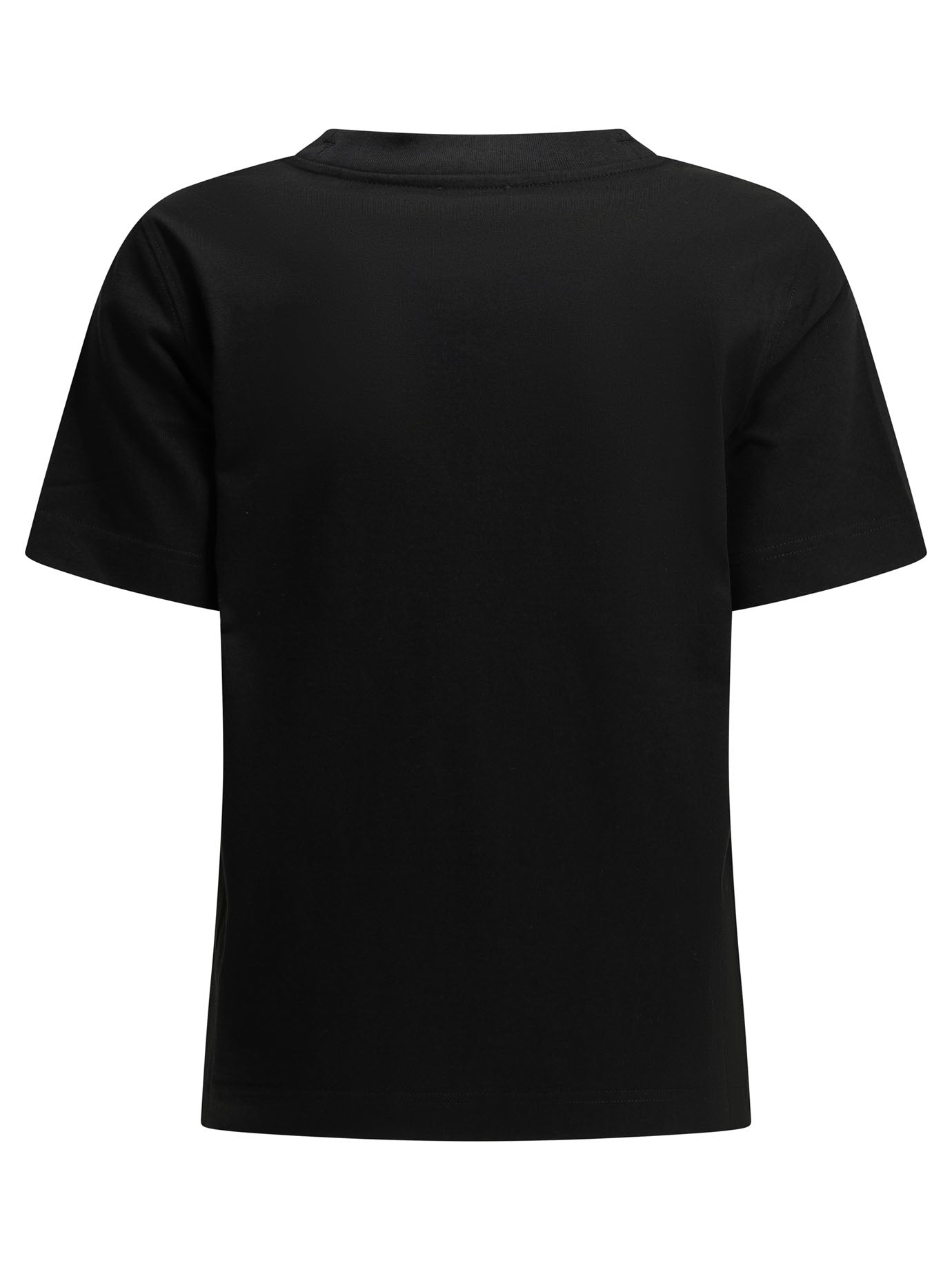 Burberry "Knight Check" Crew-Neck T-Shirt - Black